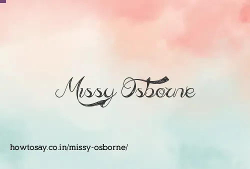 Missy Osborne