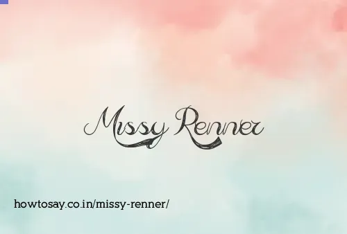 Missy Renner