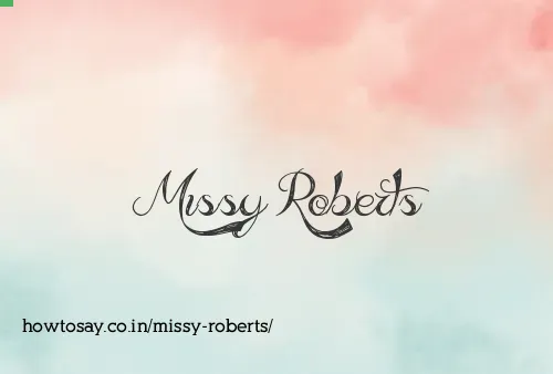 Missy Roberts