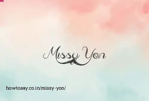 Missy Yon