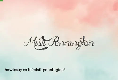 Misti Pennington