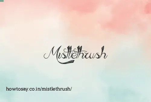 Mistlethrush