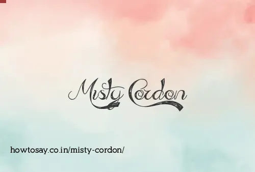 Misty Cordon