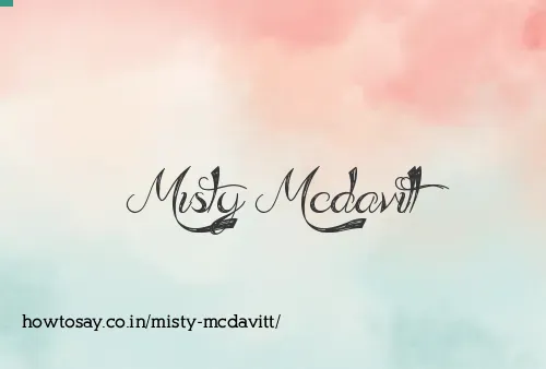 Misty Mcdavitt