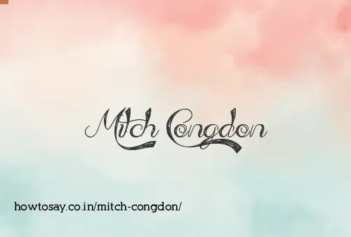 Mitch Congdon