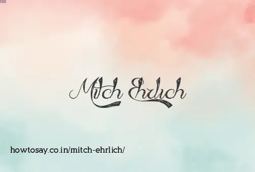 Mitch Ehrlich