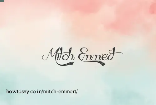 Mitch Emmert