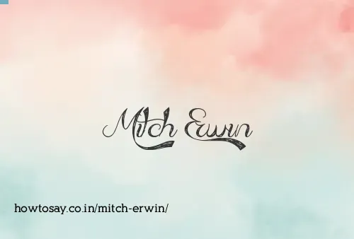 Mitch Erwin