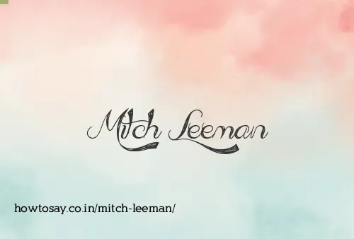 Mitch Leeman