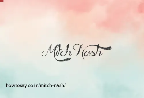 Mitch Nash