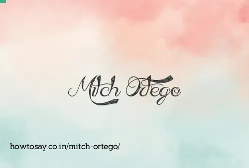 Mitch Ortego