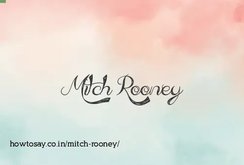 Mitch Rooney