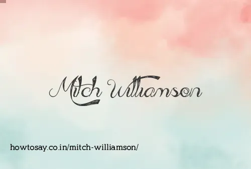 Mitch Williamson