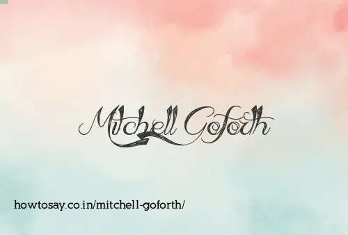 Mitchell Goforth