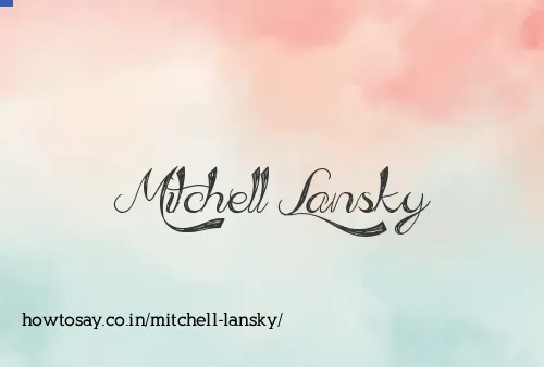 Mitchell Lansky