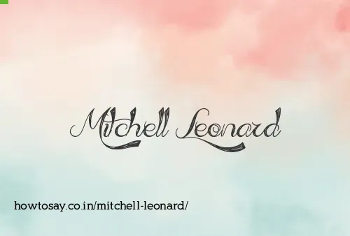 Mitchell Leonard