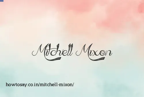 Mitchell Mixon