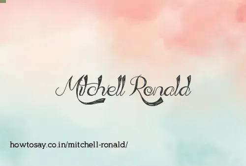 Mitchell Ronald