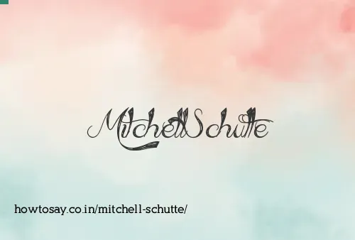 Mitchell Schutte