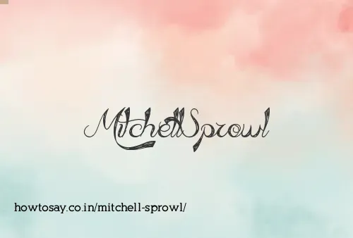 Mitchell Sprowl