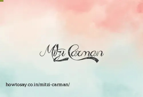 Mitzi Carman
