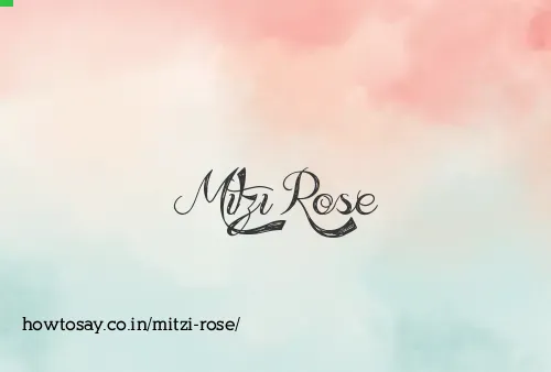 Mitzi Rose