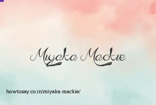Miyaka Mackie