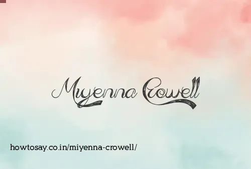 Miyenna Crowell