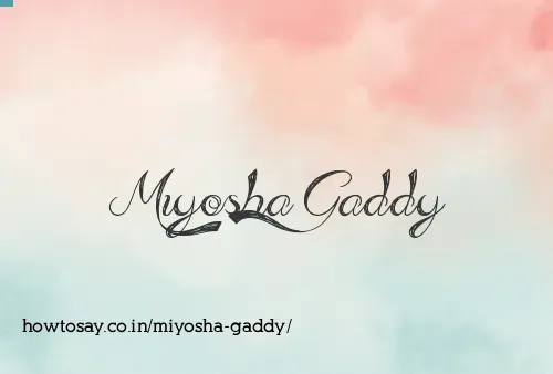 Miyosha Gaddy