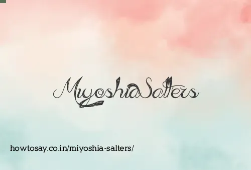 Miyoshia Salters
