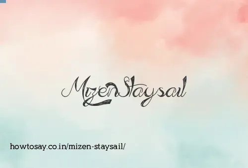 Mizen Staysail
