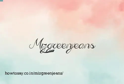 Mizgreenjeans