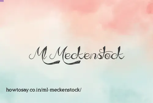 Ml Meckenstock
