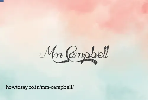 Mm Campbell