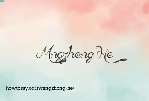 Mngzhong He