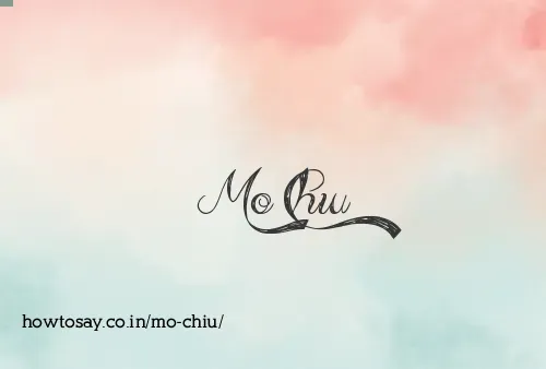 Mo Chiu
