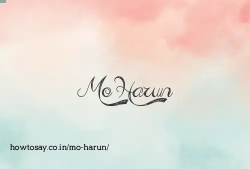 Mo Harun