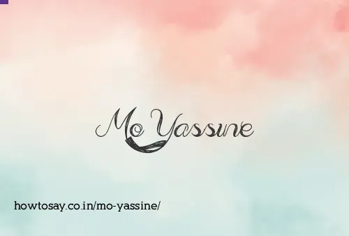 Mo Yassine