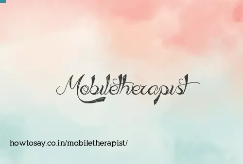 Mobiletherapist
