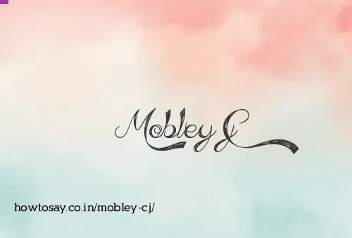 Mobley Cj