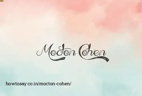 Mocton Cohen