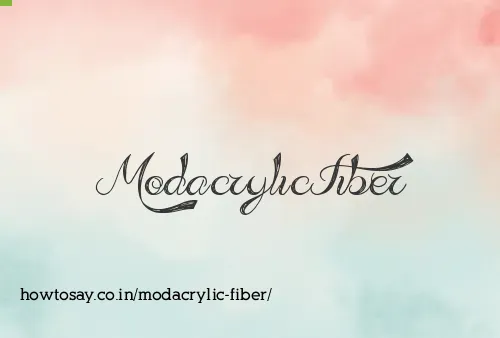 Modacrylic Fiber