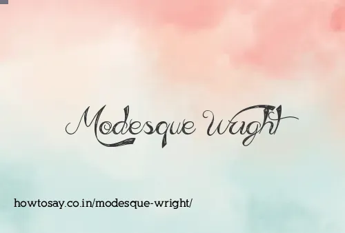 Modesque Wright