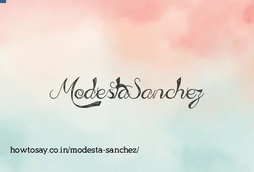 Modesta Sanchez