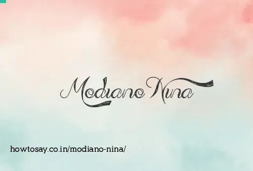 Modiano Nina