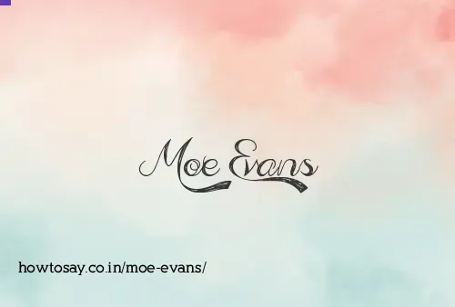 Moe Evans