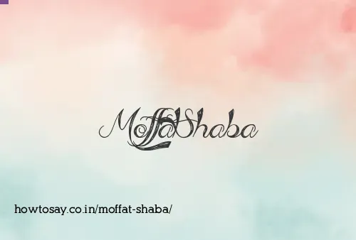 Moffat Shaba