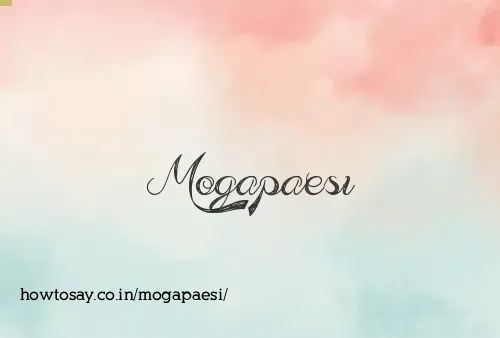 Mogapaesi