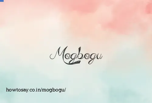Mogbogu