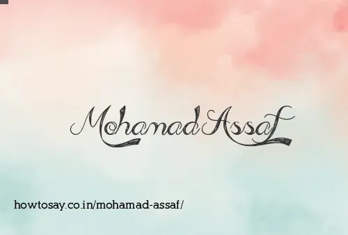 Mohamad Assaf